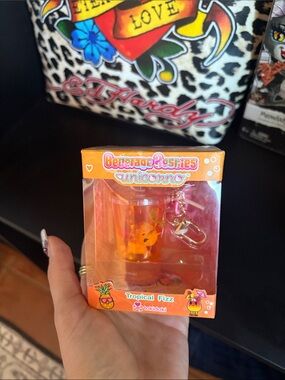Collectable tokidoki Tropical Fizz Beverage Besties Unicorno Keychain - Orange